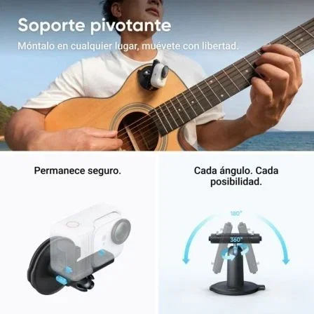 Insta360 Cámara Digital Deportiva Insta360 GO Ultra Pack Creador - 4K - Ángulo de visión 360º - Negra - INACGUC1 Insta360 Cámara Digital Deportiva Insta360 GO Ultra Pack Creador - 4K - Ángulo de visión 360º - Negra - INACGUC1
